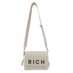 John Richmond Tracollina Bianca Nera Logata da Donna