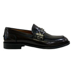 Rogal's Orleans College Uomo in Pelle Abrasivata Testa di Moro con Morsetto