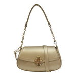 4US Borsa a Spalla Oro con Tracolla da Donna