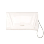 Albano Pochette Bianca in Vernice da Donna