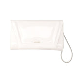 Albano Pochette Bianca in Vernice da Donna