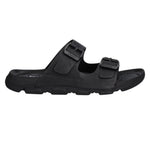 Jeep Ciabatta Uomo in Ecopelle Nera con Doppia Fibbia