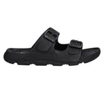 Jeep Ciabatta Uomo in Ecopelle Nera con Doppia Fibbia