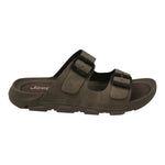 Jeep Ciabatta Uomo in Ecopelle Tortora con Doppia Fibbia