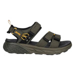 Jeep Sandalo Uomo in Tessuto Militare con Doppio Strappo