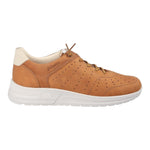 Luisetti Slip On Uomo in Nabuck Traforato Cuoio con Dettaglio Color Crema