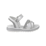 Primigi Sandalo Bianco Argento con Strappo da Donna