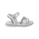 Primigi Sandalo Bianco Argento con Strappo da Donna