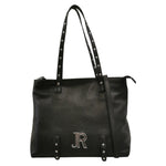John Richmond Borsa a Spalla Nera con Tracolla da Donna