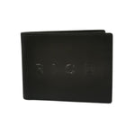 John Richmond Portafoglio Nero con Logo in Rilievo da Uomo