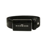 John Richmond Cintura Nera in Pelle da Uomo