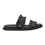 Cult Ciabatta Nera con Rouches da Donna