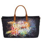 Ynot? Shopping Spray Linea Mare Donna in Tessuto Bianco con Tracolla