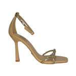 Albano Vanity Sandalo Donna con Tacco a Spillo 100mm e Strass in colore Nudo - 35