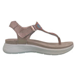 Enval Soft Infradito Visone con Strass da Donna