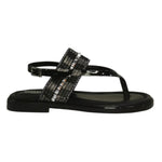 Valleverde Infradito Basso Nero da Donna