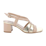 Enval Soft Sandalo Beige e Dorato t.7 da Donna