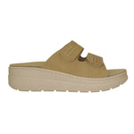Valleverde Ciabatta Beige con Doppio Strappo da Donna