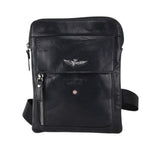 Aeronautica Militare Borsello Piatto Nero Linea Vintage da Uomo