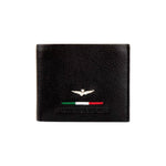 Aeronautica Militare Portafoglio Piccolo Nero Linea Fighter da Uomo