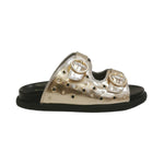 Cult Young Ciabattina Oro con Borchie e Fibbie da Bambina