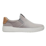 Timberland Slip On Uomo in Tessuto Grigio con Tallone Cuoio