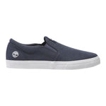 Timberland Slip On Uomo in Tessuto Blu con Fondo Bianco