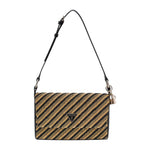 Guess Borsa a Spalla Naturale Nero Simona da Donna