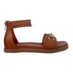 Gold&Gold Sandalo Marrone con Braccialetto da Donna