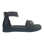 Gold&Gold Sandalo Nero con Braccialetto da Donna