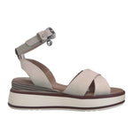 Gold&Gold Sandalo Beige con Zeppa da Donna