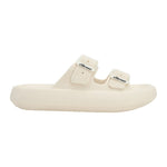 Ellesse Ciabatta Crema con Doppia Fibbia in Gomma da Donna