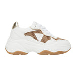 Guess Sneakers Beige Marrone 4G Logo da Donna