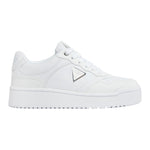 Guess Sneakers Bianca con Triangolo Logato Laterale da Donna