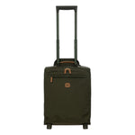 Bric's Trolley Cabina Underseat Unisex in Tessuto Oliva 2 Ruote