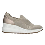 Enval Soft Slip On Tortora in Tessuto con Zeppa da Donna