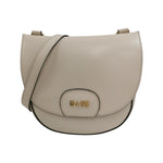 M Brc Borsa a Tracolla Donna Linea Curvy in Pelle Avorio con Pochette Interna
