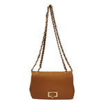 M Brc Borsa a Tracolla Donna in Pelle Cognac Linea Jasmine