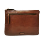 The Bridge Portadocumenti Unisex Linea Ingrid in Pelle Cuoio con Zip