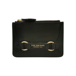 The Bridge Portacarte Donna Linea Isabella in Pelle Nera con Zip