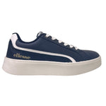 Ellesse Sneakers Donna in Ecopelle Nera con Inserti Bianchi