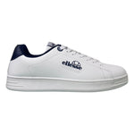 Ellesse Sneakers Uomo in Ecopelle Bianca con Dettagli Blu Scuro