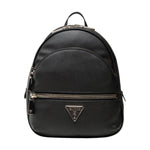 Guess Zaino Donna in Ecopelle Nera Manhattan con Doppio Scomparto