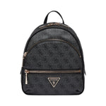 Guess Zaino Donna in Ecopelle Grigio con Stampa 4G Logo e Doppio Scomparto