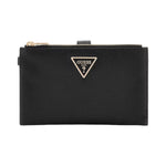 Guess Portafoglio Laurel Donna in Ecopelle Saffiano Nero