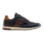 Ambitious Sneakers Uomo in Pelle Blu con Pannelli A Contrasto