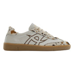 Ambitious Sneakers Donna in Pelle Bianca in Cavallino Animalier