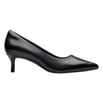 Clarks Zarey Court Dècollettè Donna in Pelle Nera con Tacco a Stiletto Alto 40mm
