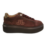 Janet&Janet Sneakers Platform Donna in Camoscio Cremisi