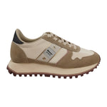 Blauer Sneakers Donna in Pelle e Camoscio Crema